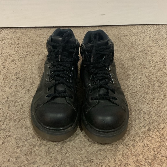 COPY - Dr Martens black leather 8699 Bex lace up work boots UK 5 US 6